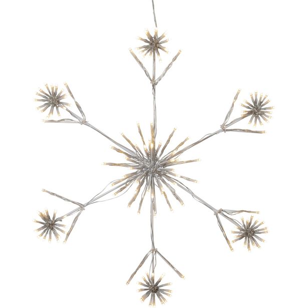 LED-valokoriste Star Trading Siluett Flower Snowflake, eri kokoja
