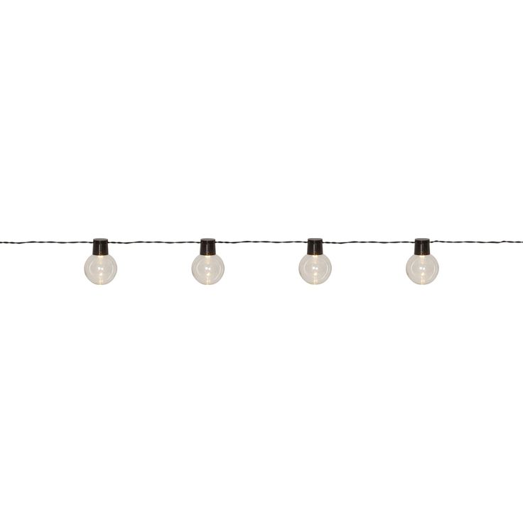 LED-valosarja Star Trading Partaj, 10-osainen, 4.5m, musta/kirkas