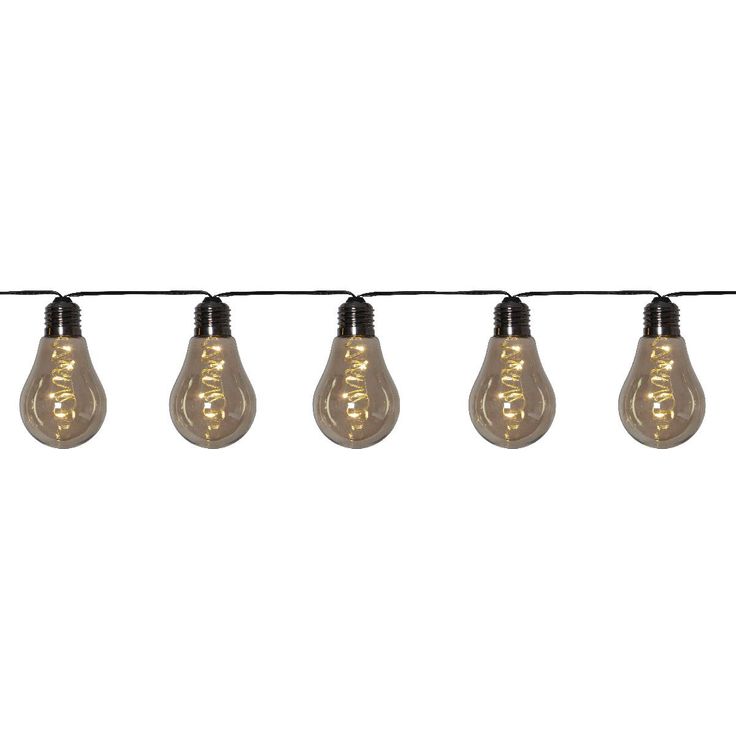 LED-valosarja Star Trading Glow, 10-osainen, 360cm, savunharmaa