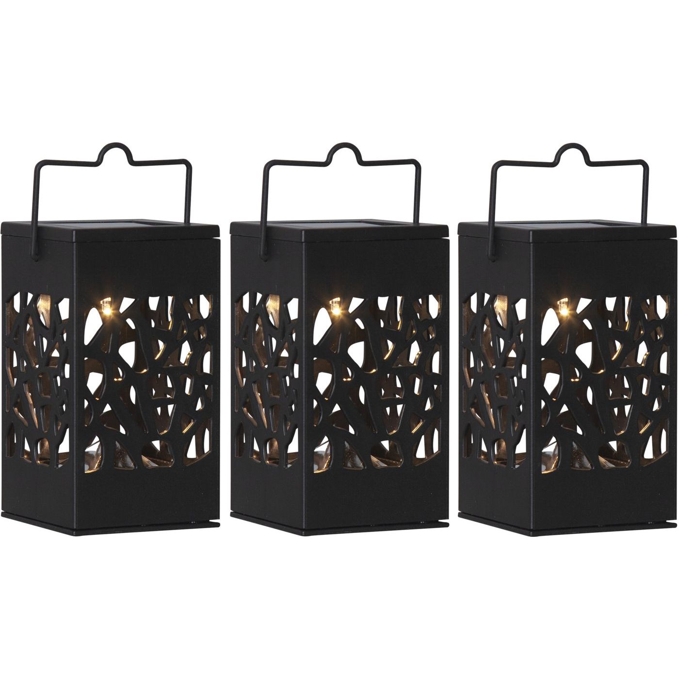 Aurinkokennokoristevalaisin Star Trading Izola Mini, 3kpl/pkt