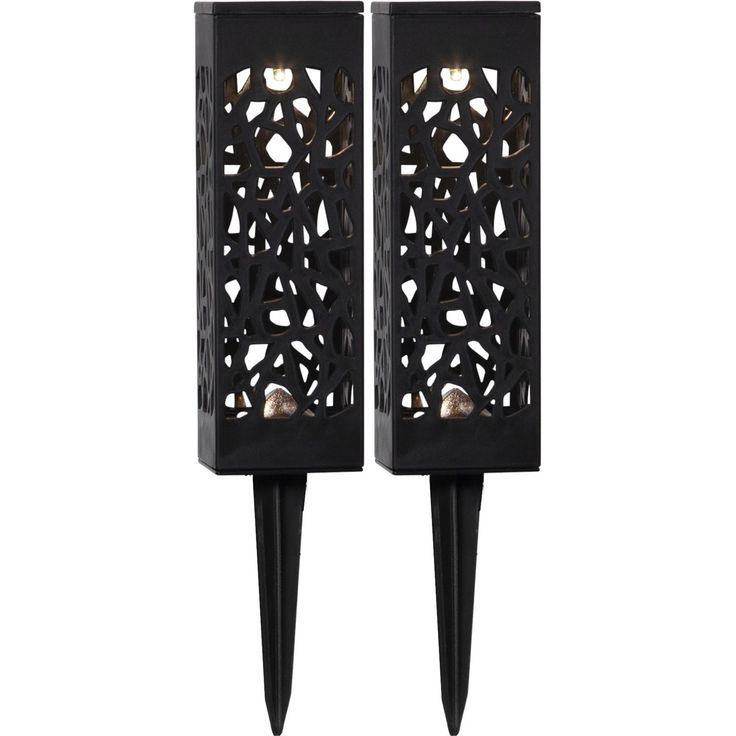 Aurinkokennokoristevalaisin Star Trading Izola, 18cm, musta, 2kpl/pkt