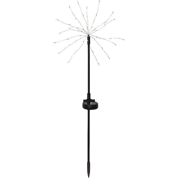 Aurinkokennovalopuu Star Trading Firework, 2kpl, 60cm, musta