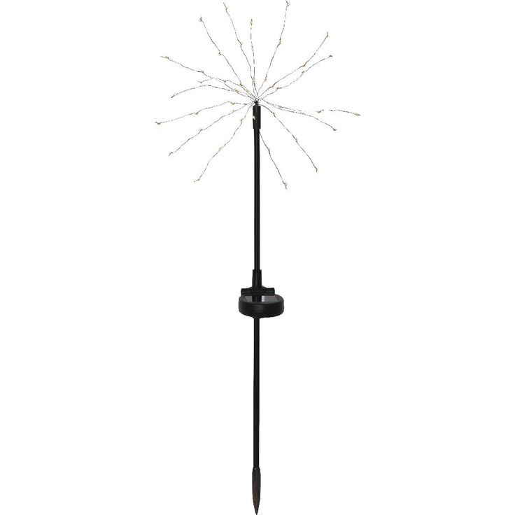 Aurinkokennovalopuu Star Trading Firework, 2kpl, 60cm, musta