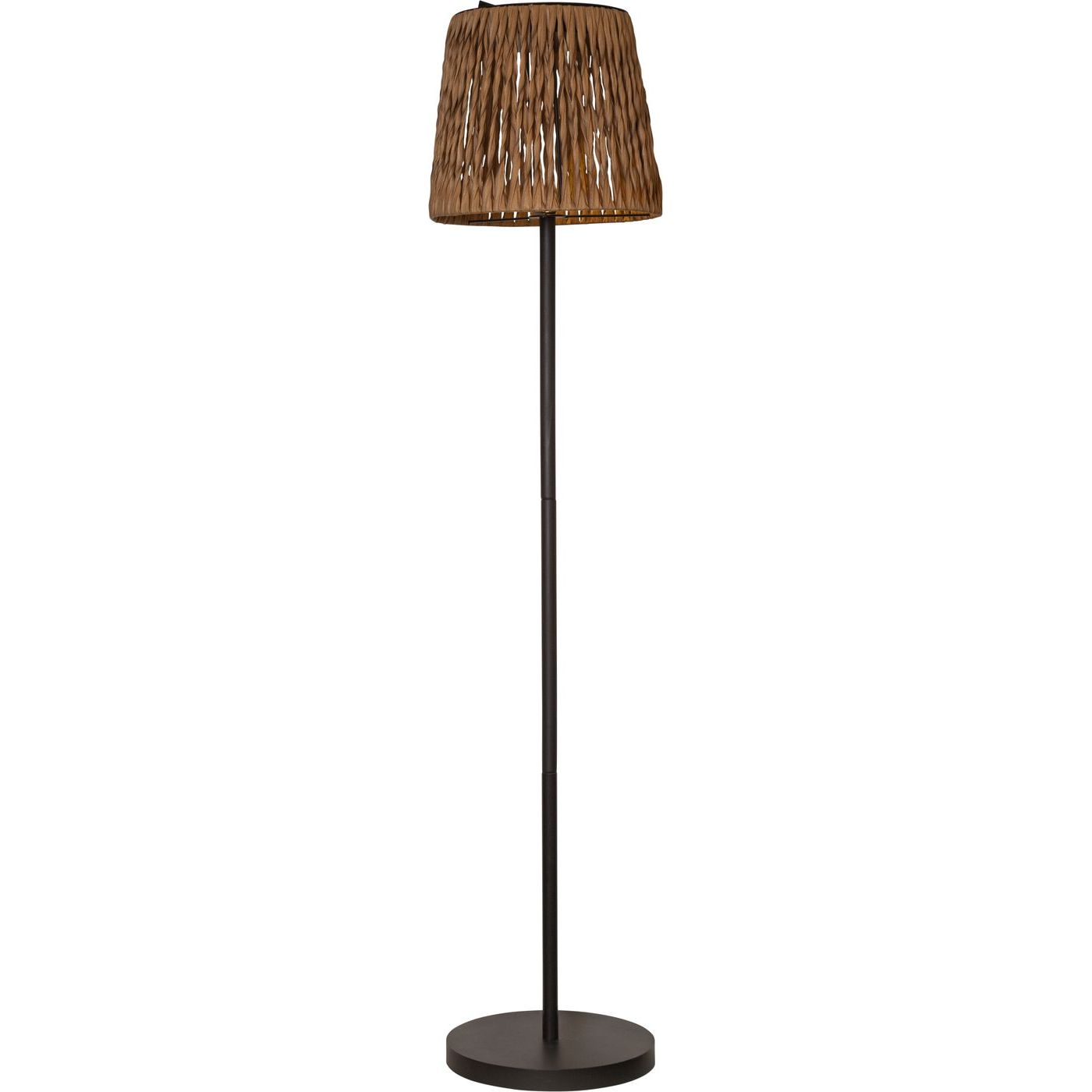 Aurinkokennolattiavalaisin Star Trading Cesta, 102cm, musta/ruskea