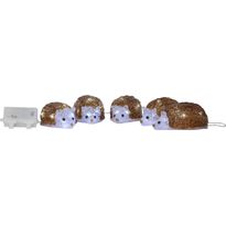 LED-valosarja Star Trading Crystalo, siilit, 130cm