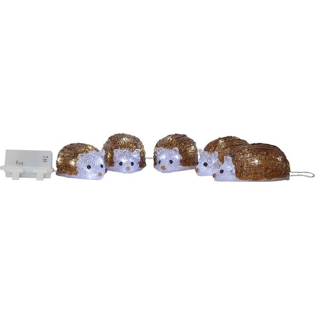 LED-valosarja Star Trading Crystalo, siilit, 130cm