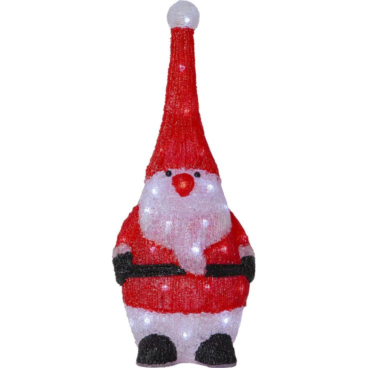 LED-valokoriste Star Trading Crystalo joulupukki 59cm