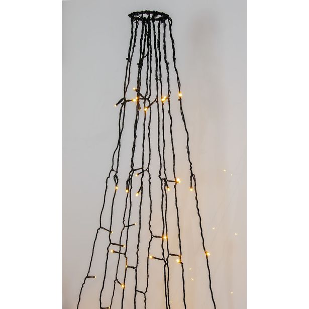 LED-lipputankovalosarja Star Trading Golden Warm White, 360 valoa