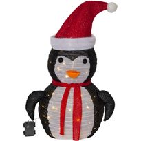 LED-valokoriste Star Trading Tecidy pingviini 70 cm