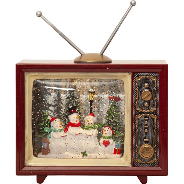 LED-valokoriste Star Trading Vinter TV, punainen