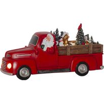 LED-pöytäkoriste Star Trading Merryville, 14cm, punainen