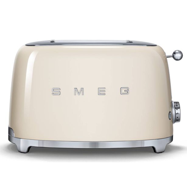 Leivänpaahdin Smeg TSF01CREU, 2-viipaleen, kerma