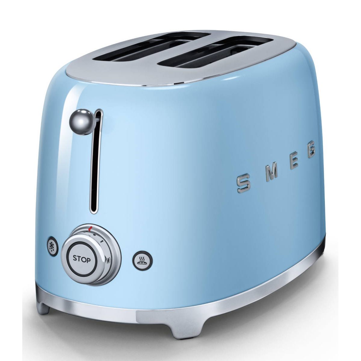 Leivänpaahdin Smeg TSF01PBEU, 2-viipaleen, pastellinsininen