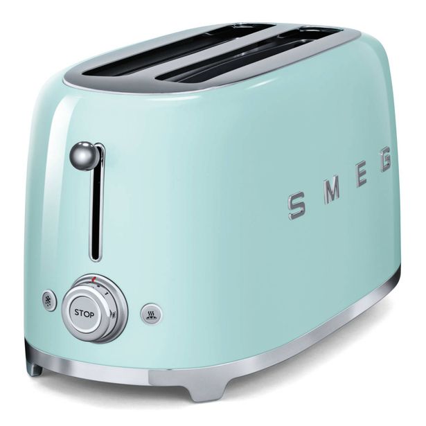 Leivänpaahdin Smeg TSF02PGEU, 4-viipaleen, mintunvihreä