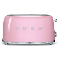 Leivänpaahdin Smeg TSF02PKEU, 4-viipaleen, vaaleanpunainen