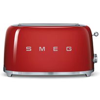 Leivänpaahdin Smeg TSF02RDEU, 4-viipaleen, punainen