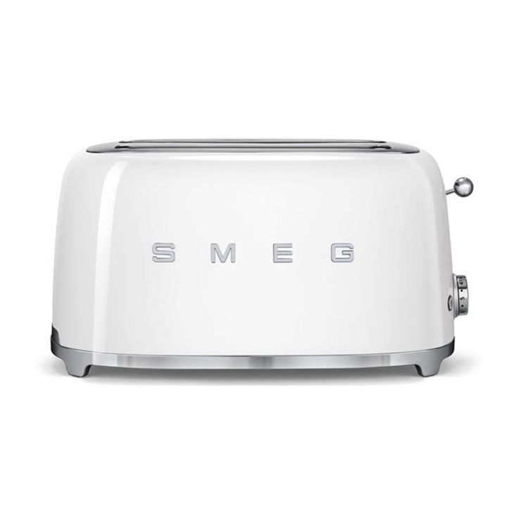 Leivänpaahdin Smeg TSF02, 4 viipaletta, valkoinen