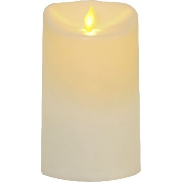 LED-pöytäkynttilä Star Trading Twinkle, 15cm, luonnonvalkoinen