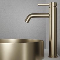 Pesuallashana Scandtap Steel Wave, korkea malli, Champagne