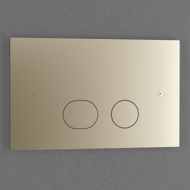 Huuhtelupainike Scandtap Steel Style Champagne