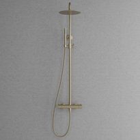 Sadesuihkusetti Scandtap Steel Pleasure 2, termostaattihanalla, Champagne