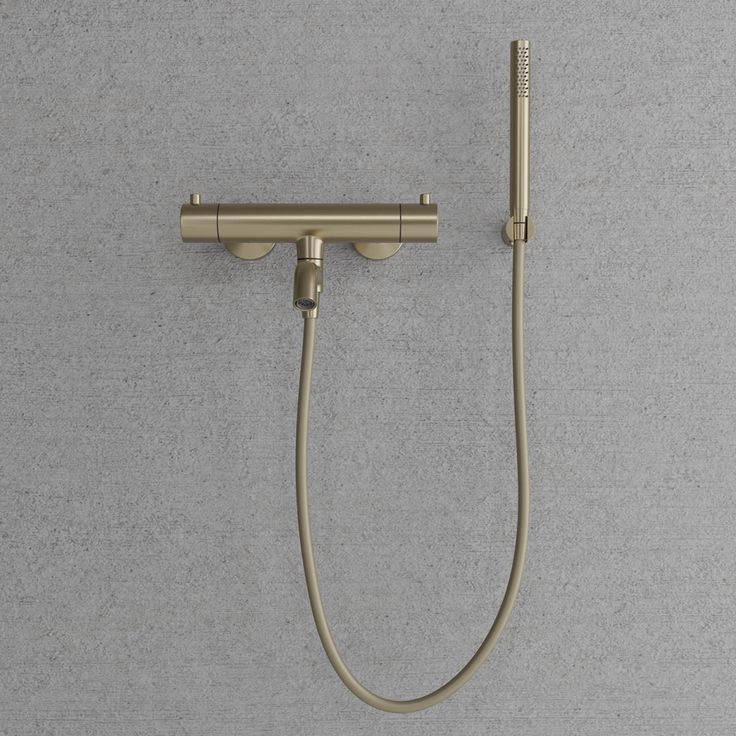 Suihkusetti Scandtap Steel Pleasure 4, termostaattihanalla ja juoksuputkella, Champagne