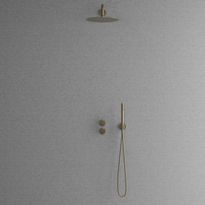 Sadesuihkusetti Scandtap Steel Harmonized 2x, termostaattihanalla, Champagne