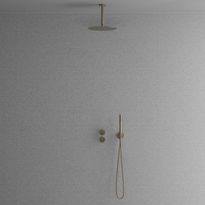 Sadesuihkusetti Scandtap Steel Harmonized 2z, termostaattihanalla, Champagne