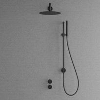 Sadesuihkusetti Scandtap Harmonized 5x, termostaattihanalla, Black