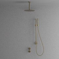 Sadesuihkusetti Scandtap Harmonized 5z, termostaattihanalla, Champagne