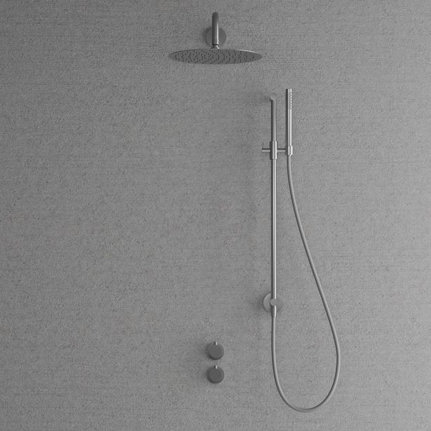 Sadesuihkusetti Scandtap Harmonized 6x, termostaattihanalla ja juoksuputkella, Original