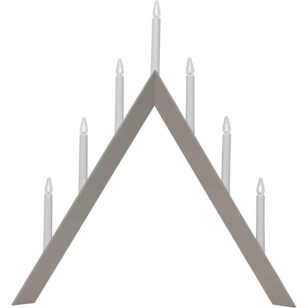 Kynttelikkö Star Trading Arrow, 7-osainen, 64,5cm, beige