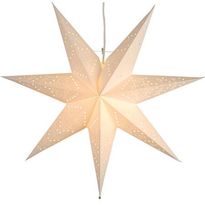 Valotähti Star Trading Sensy, 51cm, paperi, valkoinen