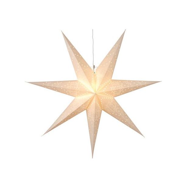 Valotähti Star Trading Sensy, 70cm, paperi, valkoinen