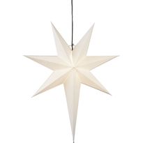Valotähti Star Trading Frozen, 65cm, paperi, valkoinen