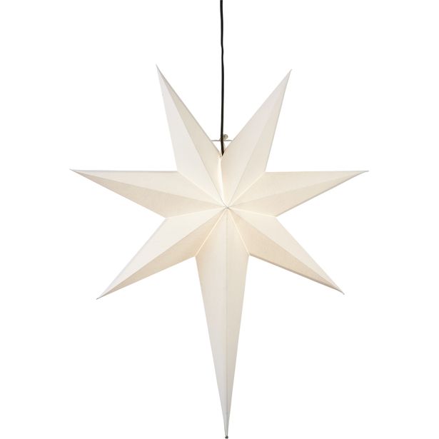 Valotähti Star Trading Frozen, 65cm, paperi, valkoinen