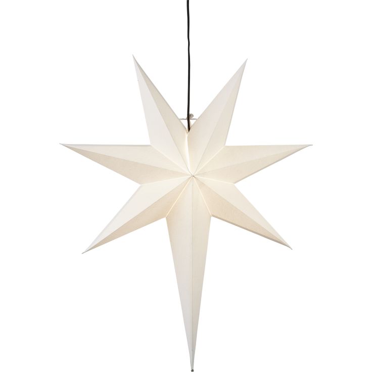 Valotähti Star Trading Frozen, 65cm, paperi, valkoinen