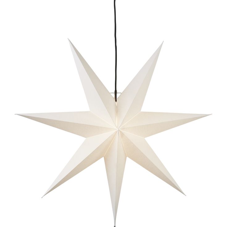 Valotähti Star Trading Frozen, 70cm, paperi, valkoinen