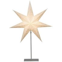 Pöytätähti Star Trading Sensy, 78cm, paperi, valkoinen
