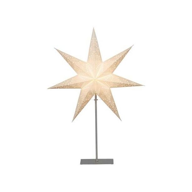 Pöytätähti Star Trading Sensy, 78cm, paperi, valkoinen