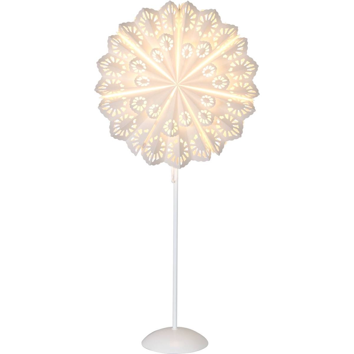 Pöytätähti Star Trading Glimma, 750x350x150mm, valkoinen