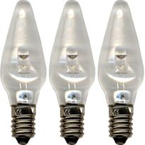 LED-varalamppu Star Trading E10 0,2W 10-55V, Ø55x18mm, 3 kpl