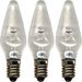 LED-varalamppu Star Trading E10 0,2W 10-55V, Ø55x18mm, 3 kpl