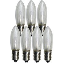 LED-varalamppu Star Trading E10 0,2W 10-55V, Ø45x13mm, 7 kpl