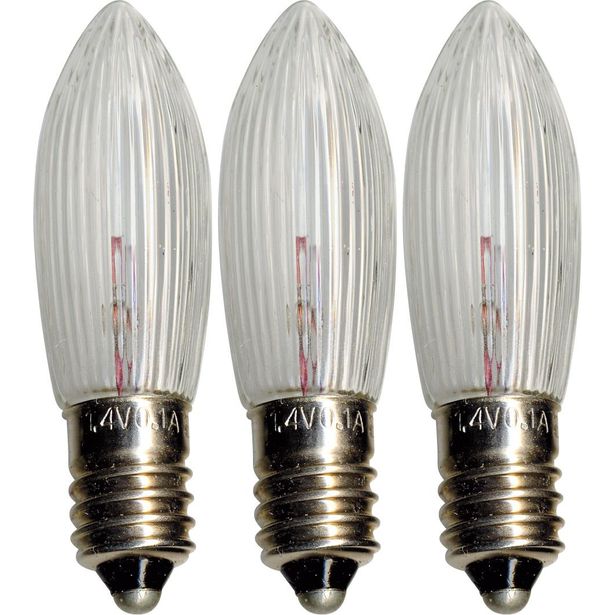 Varalamppu Star Trading E10 1,8W 24V, Ø45x13mm, 3 kpl
