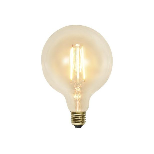 LED-polttimo Star Trading Soft Glow, E27, G125, 2,3W, 2100K