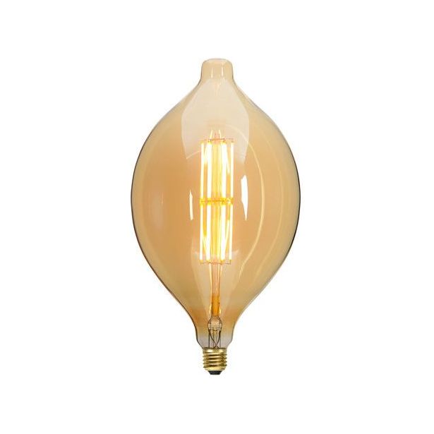 LED-polttimo Star Trading Industrial Vintage, E27, BT180, 10W, 2000K himmennettävä, meripihka