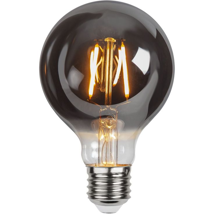 LED-lamppu Star Trading Decoration LED 355-81, Ø80x135mm, E27, savunharmaa, 1.8W, 2100K, 80lm