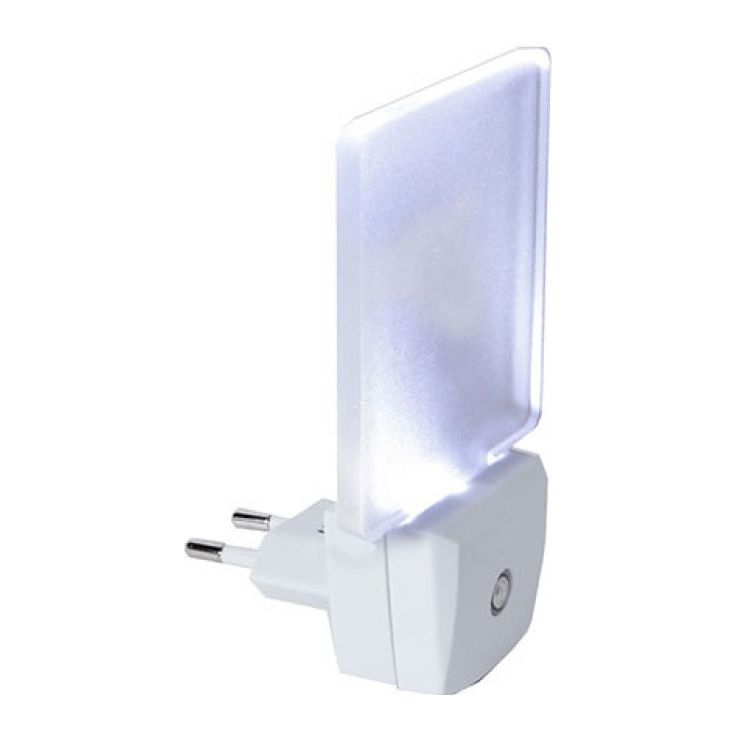 LED-yölamppu 357-11 75x63x114 mm 0,5W huurre pistotulpalla + hämäräkytkimellä