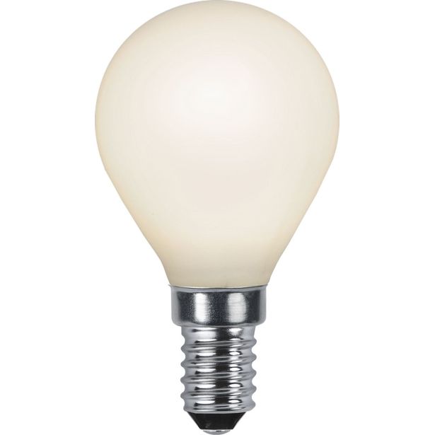 LED-lamppu Star Trading Illumination LED 375-11, Ø45x79mm, E14, opaali, 2W, 2700K, 150lm